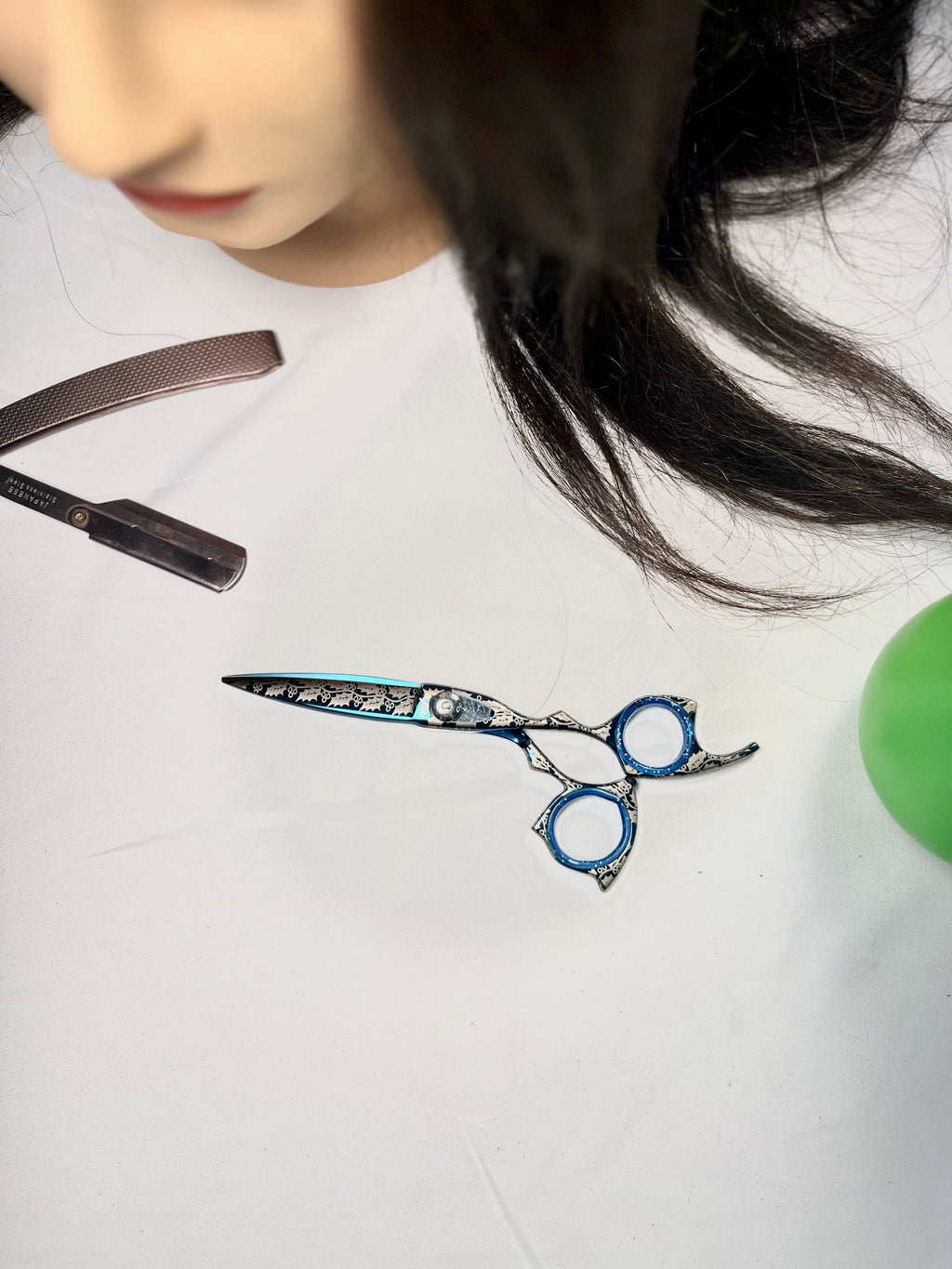 Blue Floral Shear Japanese