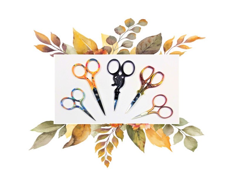 Autumn Themed Scissors