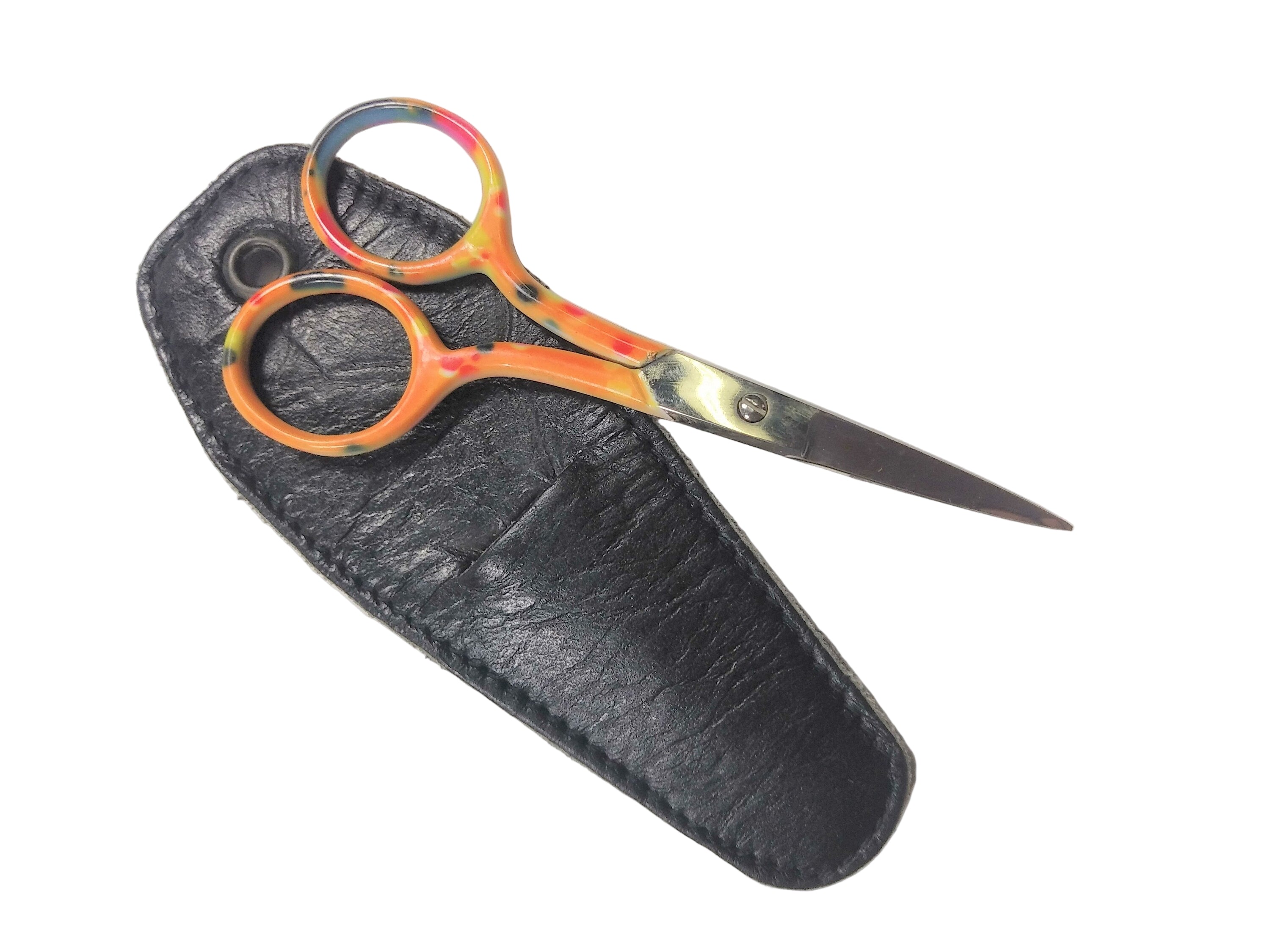 Needle-point scissors edge