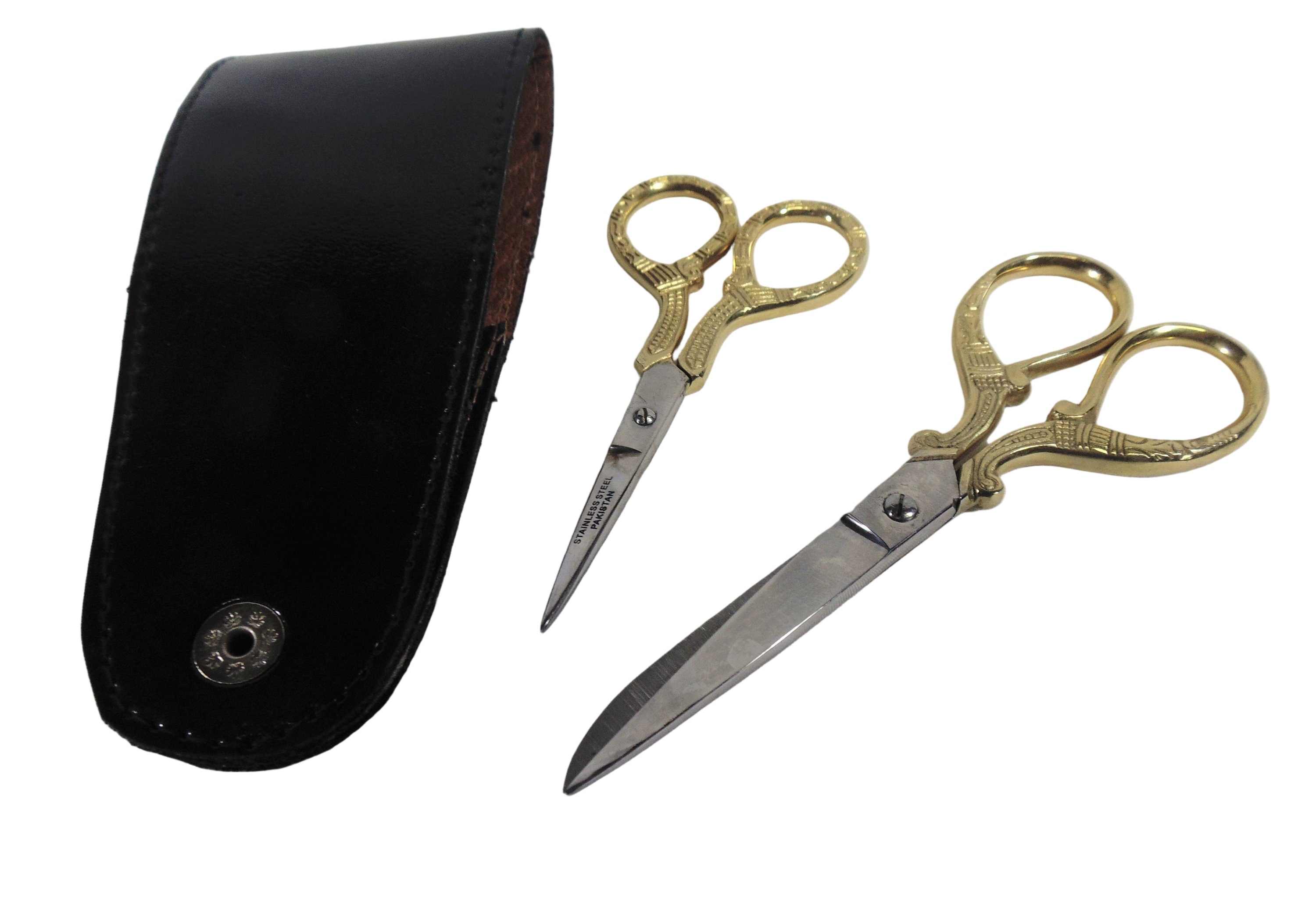 Ornate Gold Scissors Set