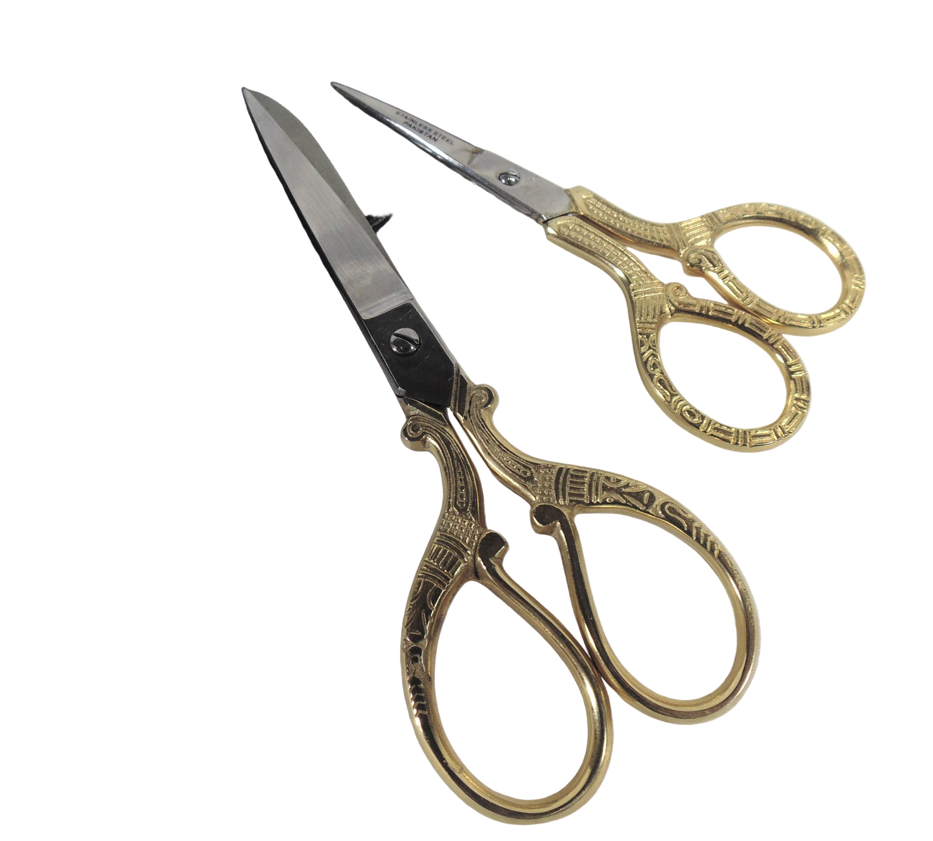 Ornate Gold Scissors Set