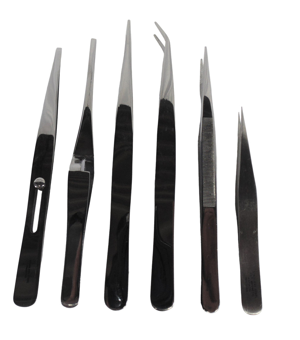 Reverse Action Tweezers Set