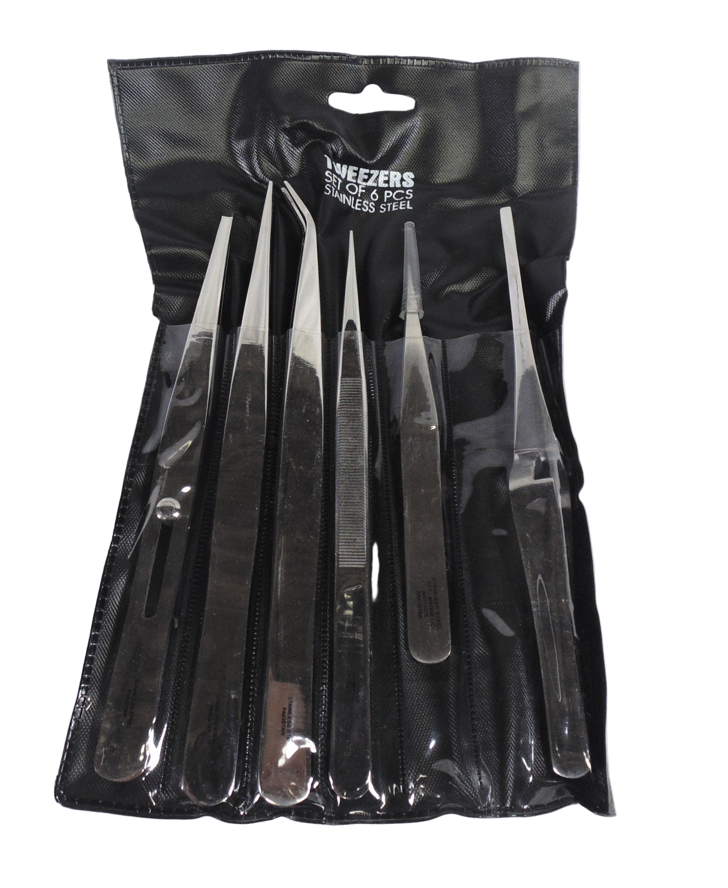 Reverse Action Tweezers Set