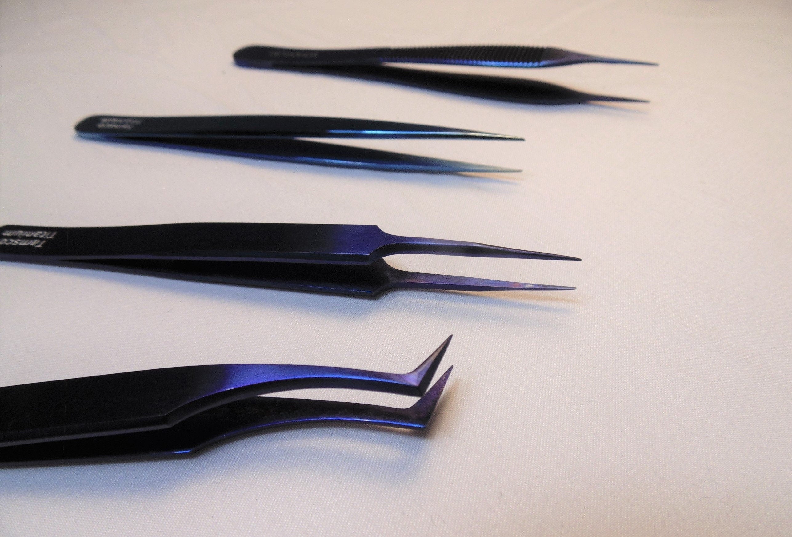 Titanium Tweezers Set
