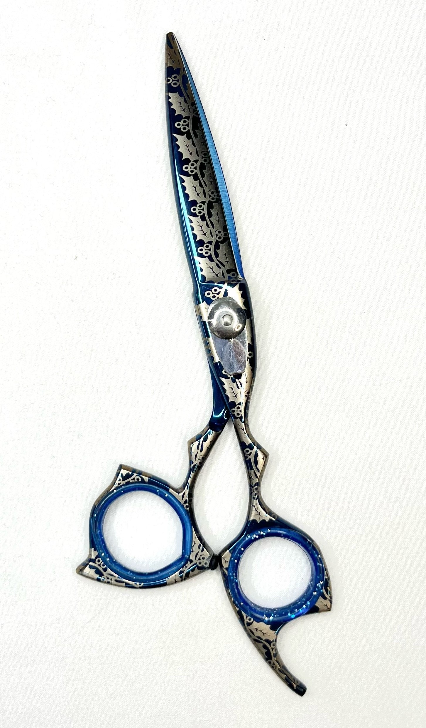 Blue Floral Shear Japanese